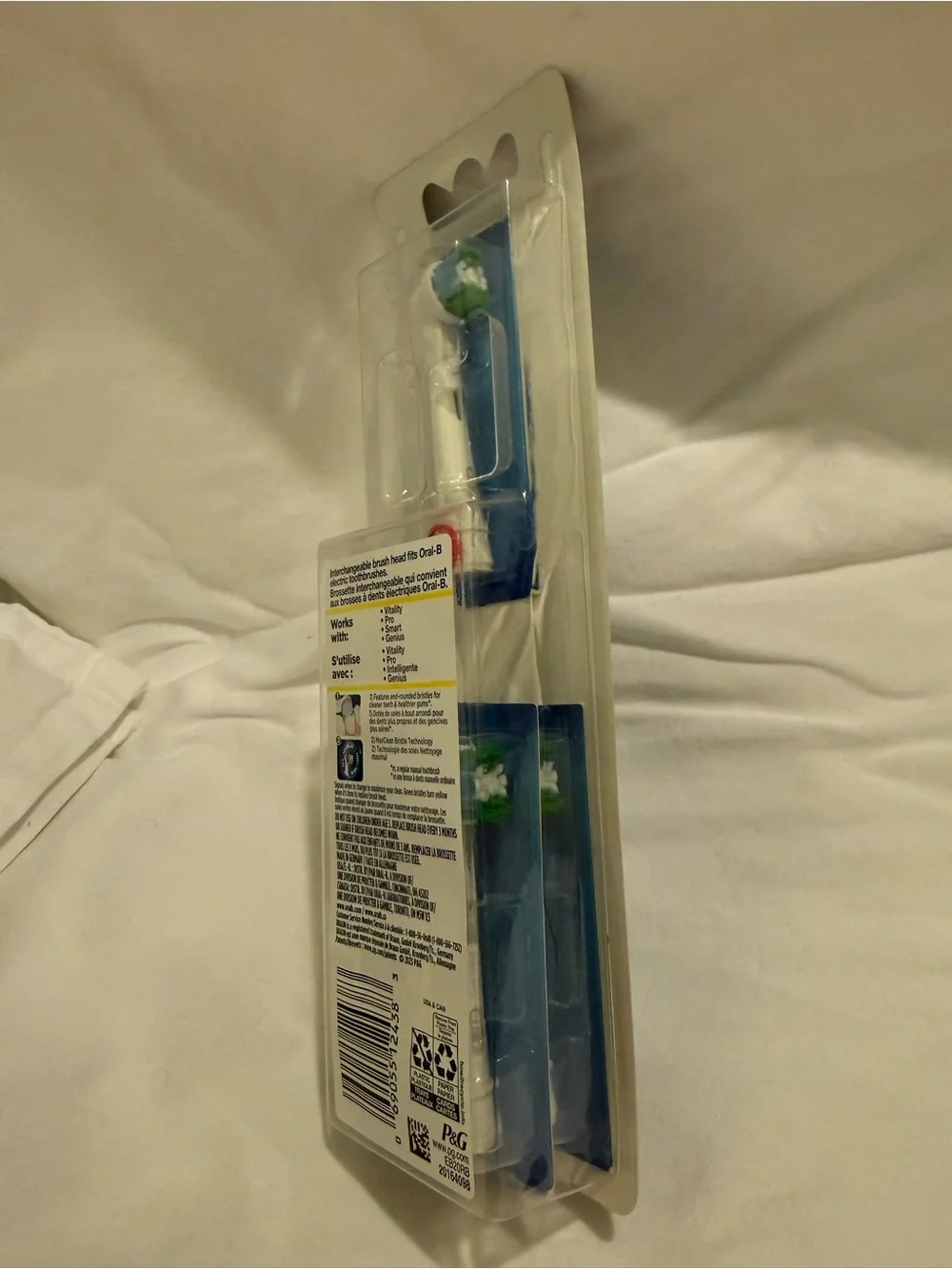 NEW Sealed Oral‑B Precision Clean Replacement Brush Heads Lot of 5